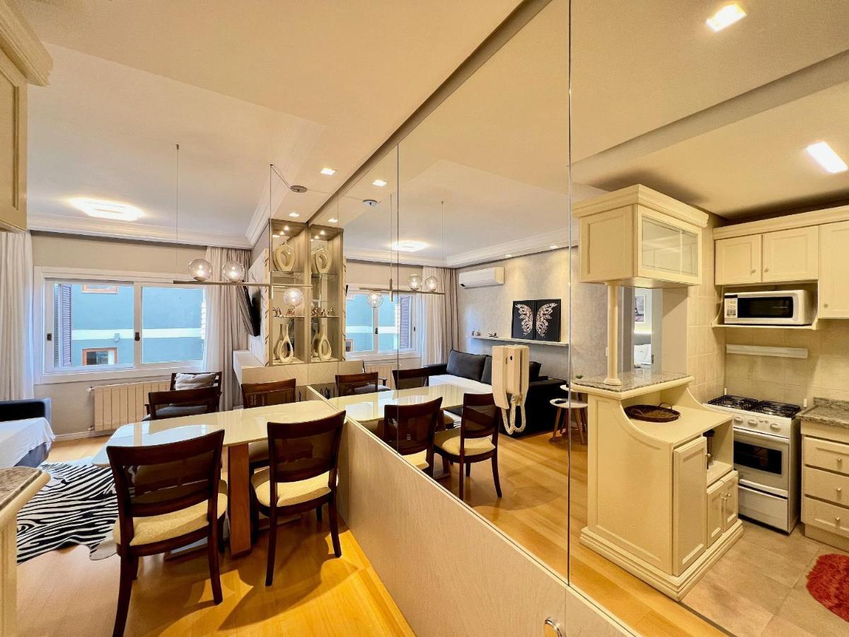 Apartamento Palladio 1Dorm Centro By Achei กรามาโด ภายนอก รูปภาพ