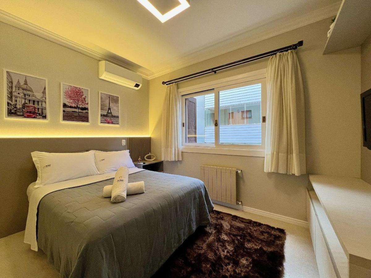 Apartamento Palladio 1Dorm Centro By Achei กรามาโด ภายนอก รูปภาพ