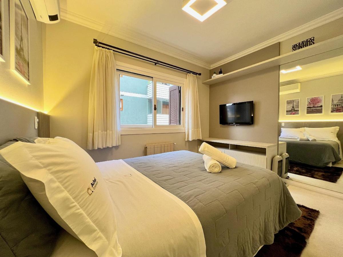 Apartamento Palladio 1Dorm Centro By Achei กรามาโด ภายนอก รูปภาพ
