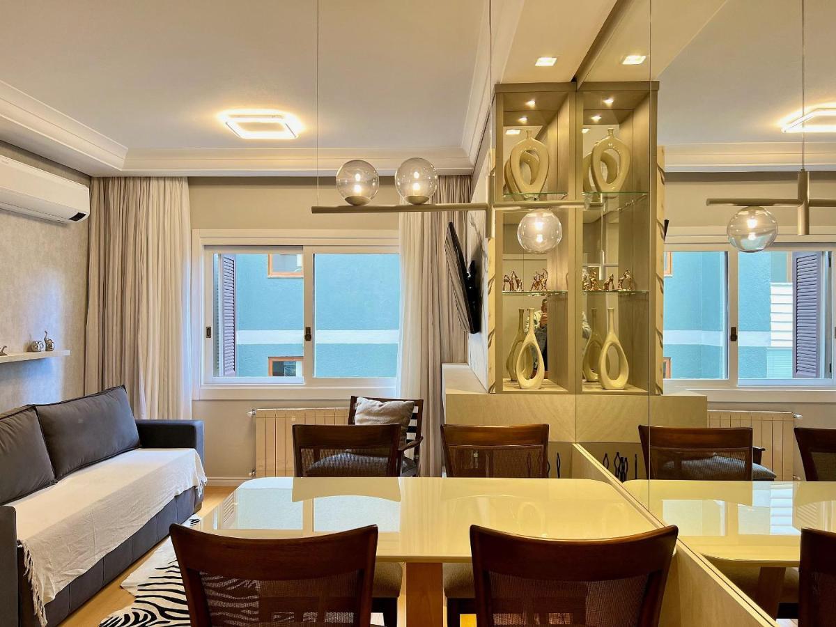 Apartamento Palladio 1Dorm Centro By Achei กรามาโด ภายนอก รูปภาพ