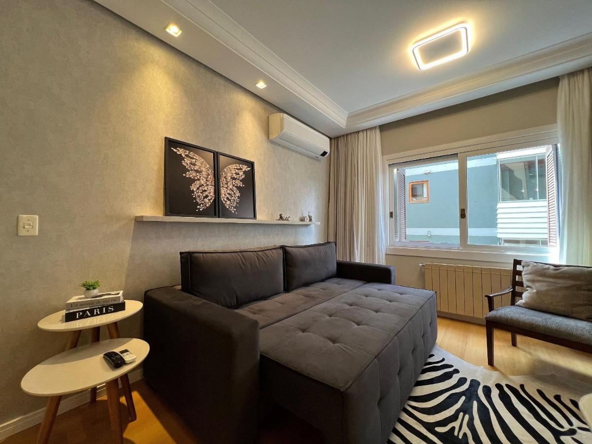 Apartamento Palladio 1Dorm Centro By Achei กรามาโด ภายนอก รูปภาพ