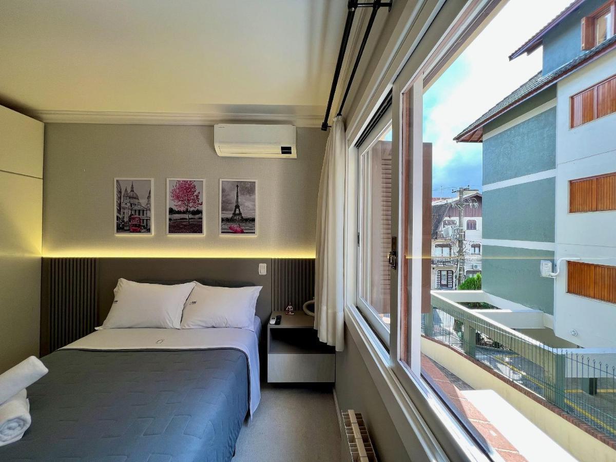 Apartamento Palladio 1Dorm Centro By Achei กรามาโด ภายนอก รูปภาพ