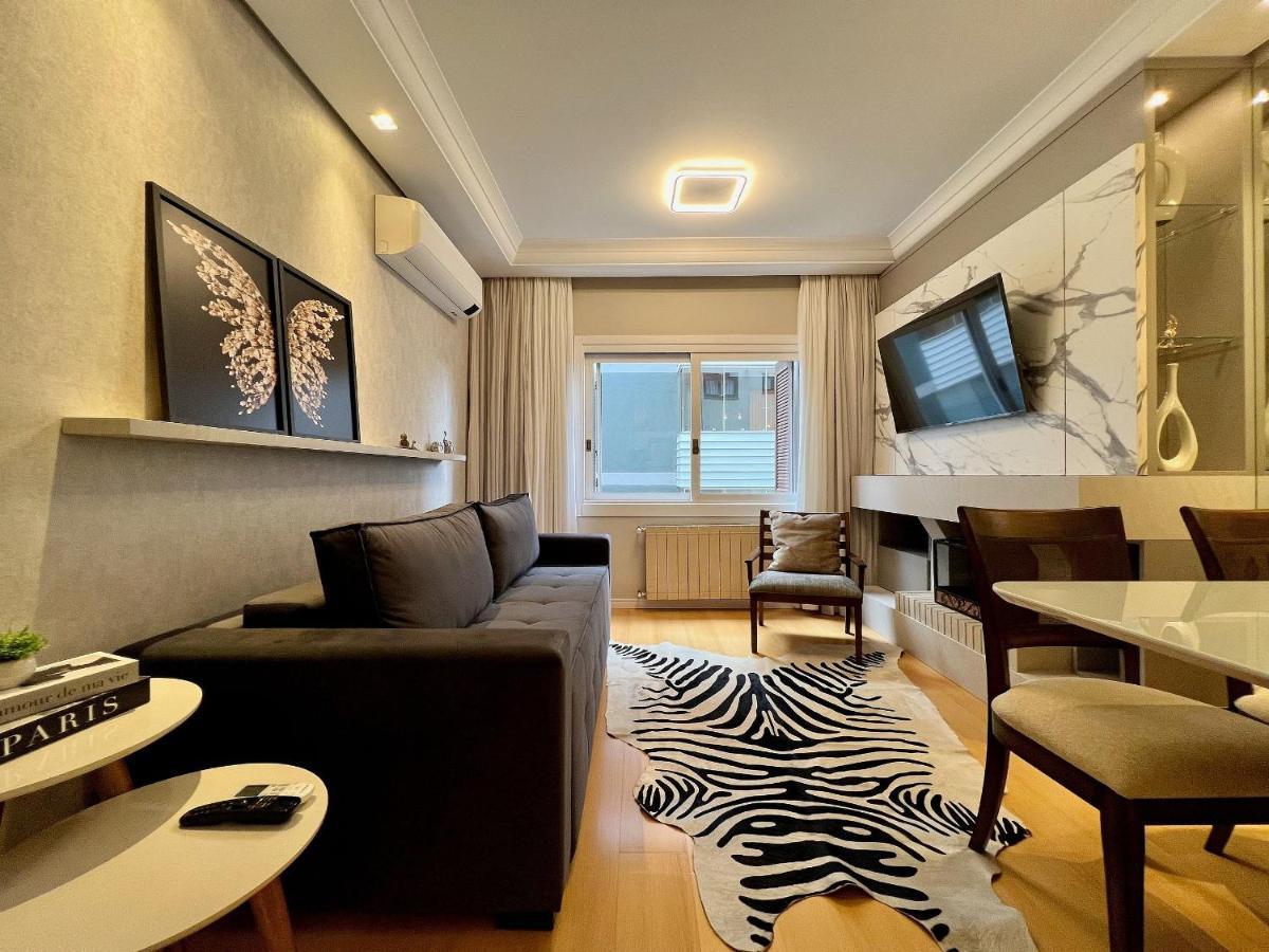 Apartamento Palladio 1Dorm Centro By Achei กรามาโด ภายนอก รูปภาพ