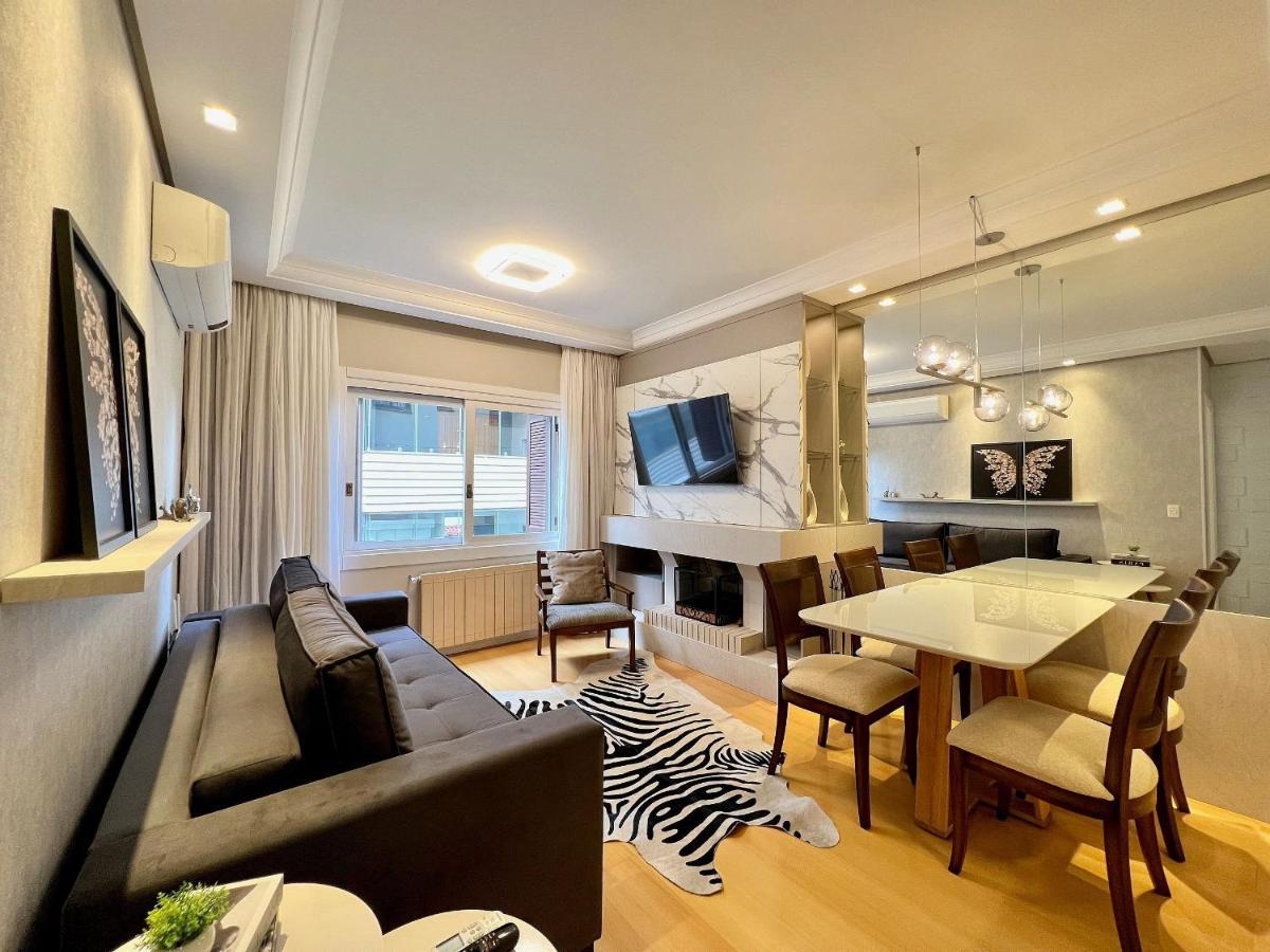 Apartamento Palladio 1Dorm Centro By Achei กรามาโด ภายนอก รูปภาพ