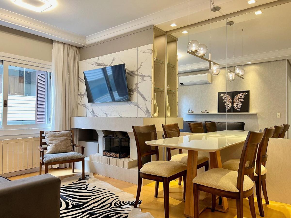 Apartamento Palladio 1Dorm Centro By Achei กรามาโด ภายนอก รูปภาพ
