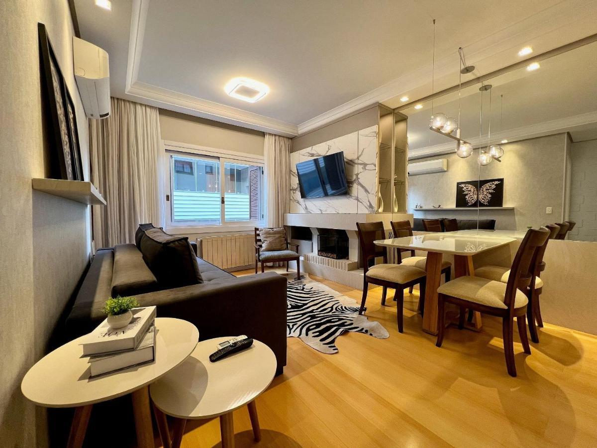 Apartamento Palladio 1Dorm Centro By Achei กรามาโด ภายนอก รูปภาพ